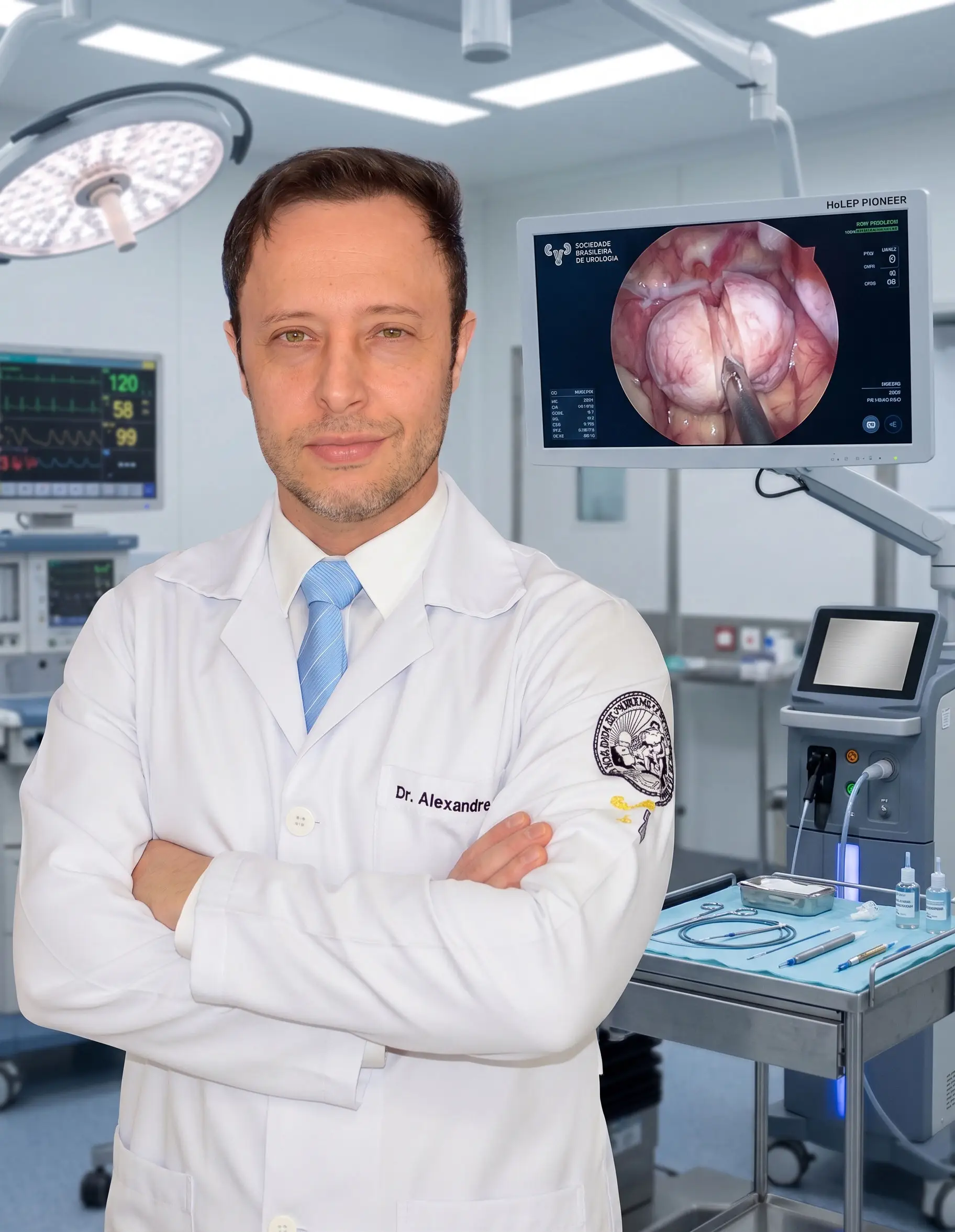 Retrato do Dr. Alexandre Iscaife, Médico Urologista Especialista em cirurgia HoLEP