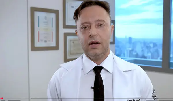 Capa de vídeo explicativo demonstrando a enucleação da próstata com Holmium Laser